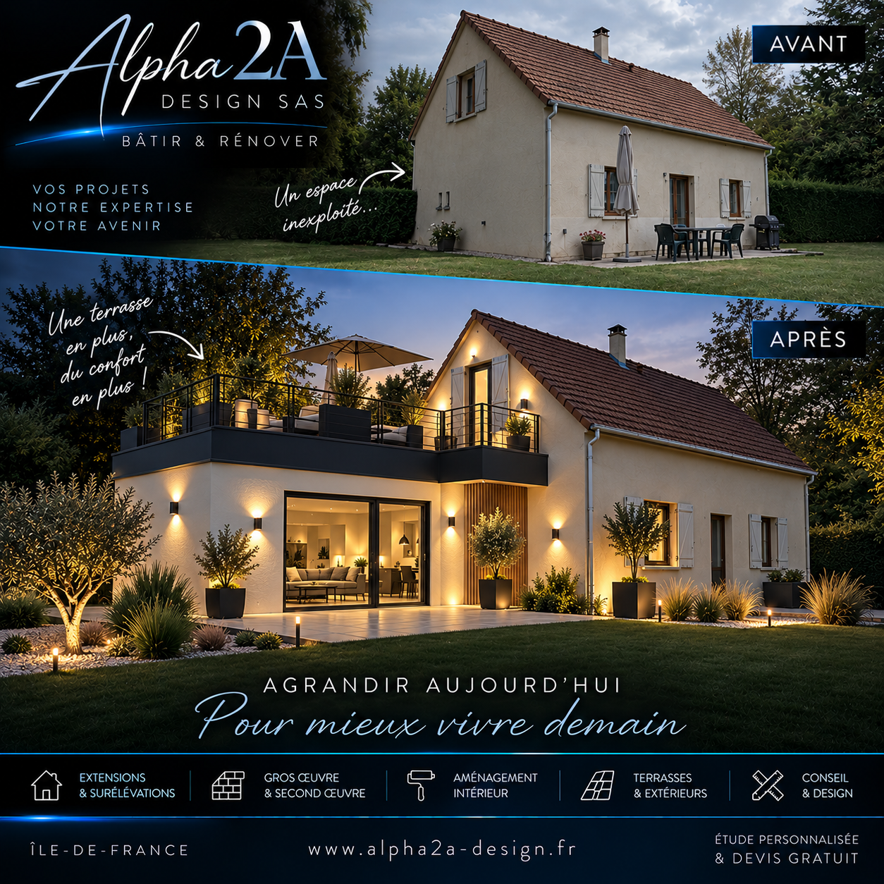 Extension de maison en Île-de-France : agrandir sans déménager